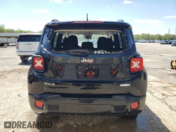 2017 Jeep Renegade Altitude with VIN ZACCJBBB3HPF80404, listed as a Copart auction lot 52114865 with 155,068 mi miles and Salvage title. Bid and sale history available at DreamBid. Image 6.