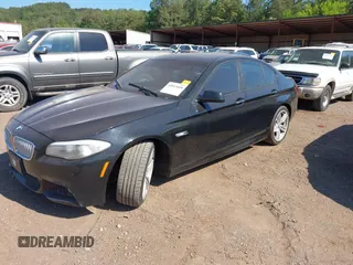 2013 BMW 5 Series 550i with VIN WBAFR9C50DDX81156, listed as a IAAI auction lot 42015608 with 99,962 mi miles and . Bid and sale history available at carsss.com. Image 2.