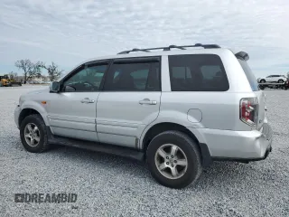 2008 Honda Pilot EX-L with VIN 5FNYF28798B004334, listed as a Copart auction lot 87737055 with 216,630 mi miles and Salvage Title. Bid and sale history available at DreamBid. Image 2.