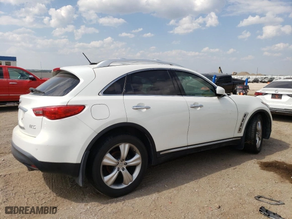 2009 Infiniti FX35 with VIN JNRAS18W09M151312, listed as a Copart auction lot 71401194 with 72,583 mi miles and Clean Title. Bid and sale history available at carsss.com. Image 3.