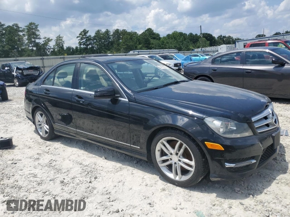 2013 Mercedes-Benz C 300 Sport with VIN WDDGF8AB2DR294620, listed as a Copart auction lot 64180025 with 157,351 mi miles and Clean title. Bid and sale history available at DreamBid. Image 4.