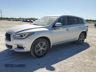 2020 Infiniti QX60 LUXE with VIN 5N1DL0MM7LC517168, listed as a Copart auction lot 49317705 with 78,785 mi miles and Salvage Title. Bid and sale history available at carsss.com. Image 1.