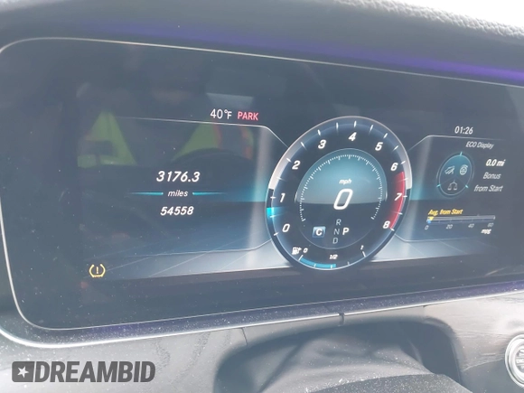 2020 Mercedes-Benz E 350 z VIN W1KZF8DB7LA818006, wystawiony jako IAAI lot #41521192 z przebiegiem 54 558 mil mil oraz . Historia ofert i sprzedaży dostępna na DreamBid. Obrazek 7.