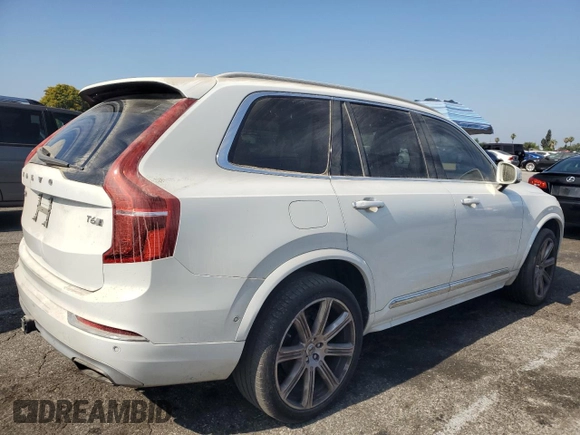 2016 Volvo XC90 T6 Inscription with VIN YV4A22PL7G1050888, listed as a Copart auction lot 63042035 with 103,884 mi miles and Clean title. Bid and sale history available at DreamBid. Image 3.