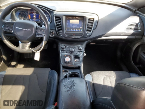 2015 Chrysler 200 S with VIN 1C3CCCBG0FN599451, listed as a Copart auction lot 50691965 with 165,464 mi miles and Salvage Title. Bid and sale history available at DreamBid. Image 8.