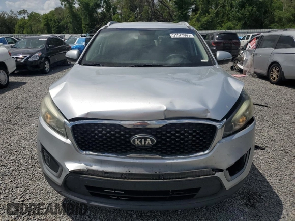 2017 Kia Sorento LX with VIN 5XYPG4A32HG251859, listed as a Copart auction lot 51671905 with 122,909 mi miles and Non Repairable. Bid and sale history available at carsss.com. Image 5.