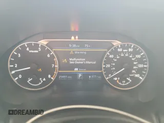 2021 Nissan Altima 2.5 SR with VIN 1N4BL4CV1MN411081, listed as a Copart auction lot 46122145 with 25,497 mi miles and Salvage Title. Bid and sale history available at carsss.com. Image 9.