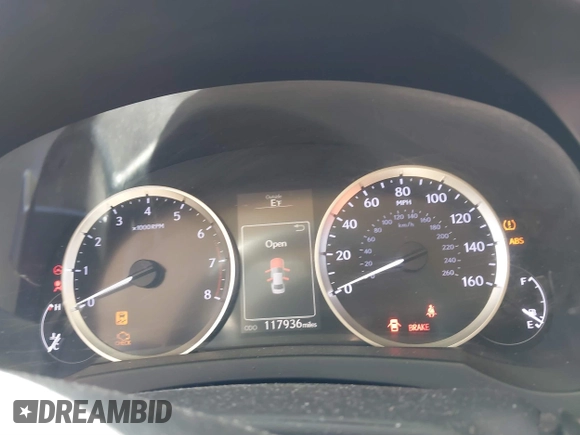 2015 Lexus IS 250 with VIN JTHCF1D26F5016808, listed as a IAAI auction lot 41530079 with 117,936 mi miles and . Bid and sale history available at DreamBid. Image 7.