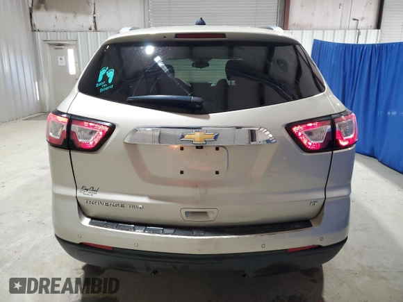2017 Chevrolet Traverse LT with VIN 1GNKVGKD4HJ133666, listed as a Copart auction lot 49210165 with 150,004 mi miles and Clean Title. Bid and sale history available at DreamBid. Image 6.