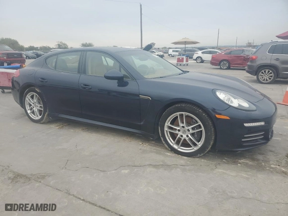 2014 Porsche Panamera with VIN WP0AA2A70EL005200, listed as a Copart auction lot 79413054 with 54,077 mi miles and Salvage Title. Bid and sale history available at carsss.com. Image 4.