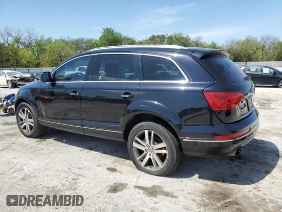 2014 Audi Q7 3.0T Premium Plus with VIN WA1LGAFE2ED015935, listed as a Copart auction lot 53204145 with 109,644 mi miles and Clean Title. Bid and sale history available at carsss.com. Image 2.