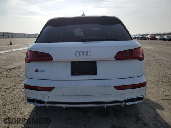 2019 Audi SQ5 Premium Plus with VIN WA1B4AFY8K2002466, listed as a Copart auction lot 86432854 with 41,572 mi miles and Salvage Title. Bid and sale history available at carsss.com. Image 6.