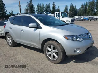 2009 Nissan Murano SL with VIN JN8AZ18WX9W114112, listed as a IAAI auction lot 41860833 with 203,676 mi miles and . Bid and sale history available at DreamBid. Image 1.