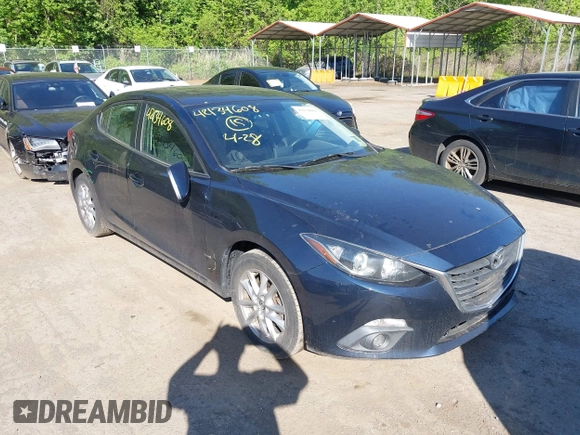 2015 Mazda 3 i Touring with VIN 3MZBM1V78FM232776, listed as a IAAI auction lot 42134608 with 123,927 mi miles and . Bid and sale history available at DreamBid. Image 1.