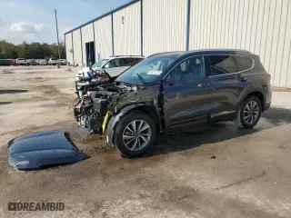2020 Hyundai Santa Fe Limited with VIN 5NMS53ADXLH272461, listed as a Copart auction lot 44017225 with 53,363 mi miles and Non Repairable. Bid and sale history available at carsss.com. Image 1.