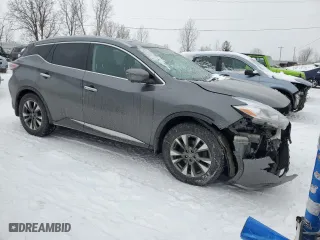 2017 Nissan Murano S with VIN 5N1AZ2MH0HN129503, listed as a Copart auction lot 45548345 with 141,686 mi miles and Clean Title. Bid and sale history available at carsss.com. Image 4.