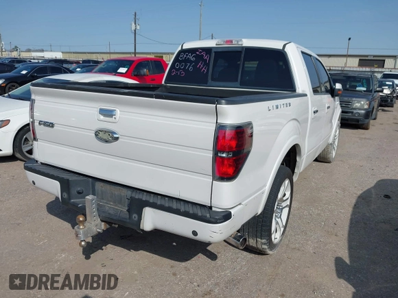 2011 Ford F-150 Lariat with VIN 1FTFW1E67BFA60076, listed as a IAAI auction lot 41526275 with 361,186 mi miles. Bid and sale history available at carsss.com. Image 4.