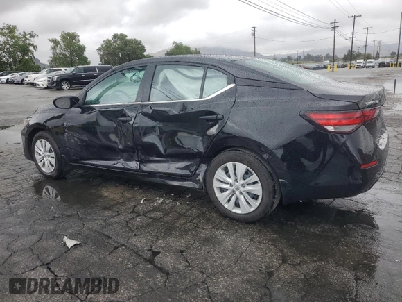 2024 Nissan Sentra S with VIN 3N1AB8BV2RY233826, listed as a Copart auction lot 55611685 with 23,264 mi miles and Salvage title. Bid and sale history available at DreamBid. Image 2.