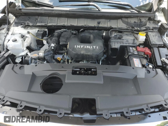 2025 Infiniti QX60 Autograph with VIN 5N1AL1HU5SC341027, listed as a Copart auction lot 65010435 with 5,180 mi miles and Salvage title. Bid and sale history available at DreamBid. Image 12.