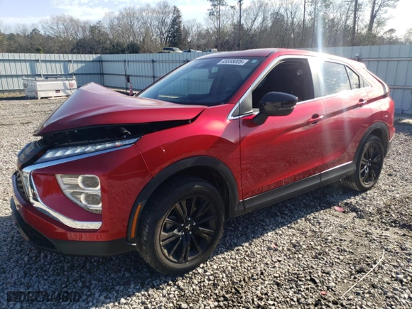 2024 Mitsubishi Eclipse Cross LE with VIN JA4ATVAA0RZ047399, listed as a Copart auction lot 45558005 with 12,760 mi miles and Salvage Title. Bid and sale history available at carsss.com. Image 1.