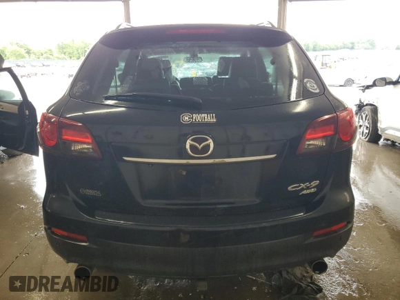2014 Mazda CX-9 Grand Touring with VIN JM3TB3DA7E0439741, listed as a Copart auction lot 58908805 with 170,604 mi miles and Salvage title. Bid and sale history available at DreamBid. Image 6.