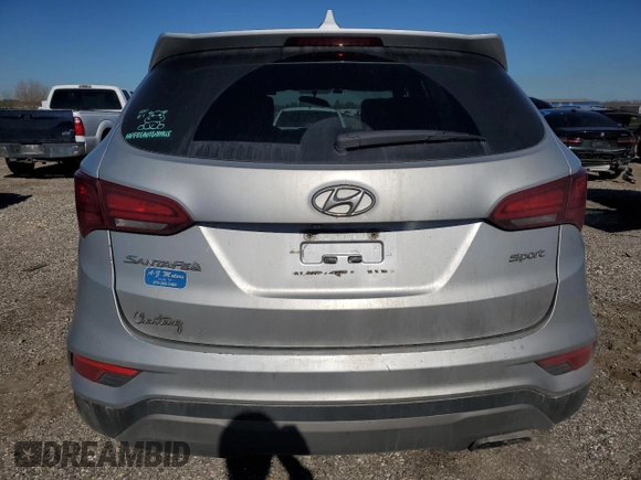 2017 Hyundai Santa Fe 2.4L with VIN 5XYZT3LB3HG492946, listed as a Copart auction lot 43268505 with 164,630 mi miles and Salvage title. Bid and sale history available at DreamBid. Image 6.