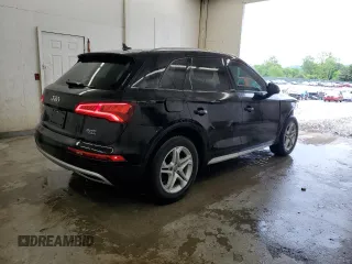 2018 Audi Q5 Premium with VIN WA1ANAFY1J2161661, listed as a Copart auction lot 55223385 with 60,554 mi miles and Salvage Title. Bid and sale history available at DreamBid. Image 3.