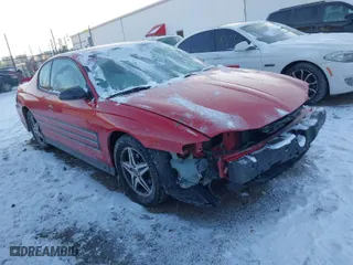 2004 Chevrolet Monte Carlo SS Supercharged with VIN 2G1WZ151849326656, listed as a IAAI auction lot 41371580 with 126,938 mi miles. Bid and sale history available at carsss.com. Image 1.