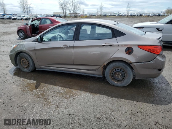 2013 Hyundai Accent GLS with VIN KMHCT4AE1DU336921, listed as a Copart auction lot 55350015 with 188,916 mi miles and Clean title. Bid and sale history available at DreamBid. Image 2.