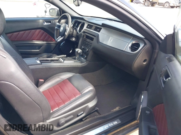 2012 Ford Mustang V6 Premium with VIN 1ZVBP8AM5C5251864, listed as a IAAI auction lot 42087587 with 171,417 mi miles. Bid and sale history available at carsss.com. Image 5.