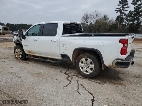 2022 Chevrolet Silverado 2500HD LTZ with VIN 1GC4YPEY8NF177711, listed as a Copart auction lot 42165875 with 79,148 mi miles and Salvage Title. Bid and sale history available at carsss.com. Image 2.