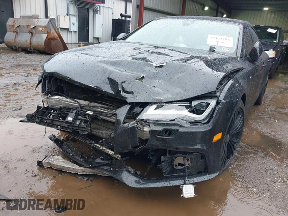 2014 Audi S7 Prestige with VIN WAUW2AFCXEN105101, listed as a IAAI auction lot 41562793 with 1 mi miles. Bid and sale history available at carsss.com. Image 6.