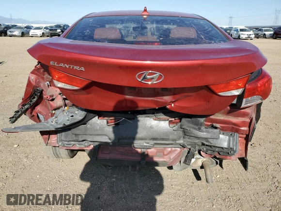 2012 Hyundai Elantra GLS z VIN KMHDH4AE9CU390942, wystawiony jako Copart lot #59723155 z przebiegiem 134 173 mil mil oraz Szkoda całkowita • Salvage title. Historia ofert i sprzedaży dostępna na DreamBid. Obrazek 6.
