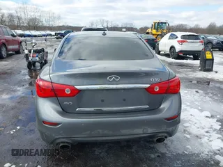 2014 Infiniti Q50 Premium with VIN JN1BV7AR8EM690406, listed as a IAAI auction lot 41525545 with 163,582 mi miles. Bid and sale history available at carsss.com. Image 16.