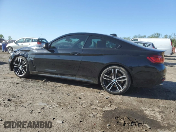 2020 BMW 4 Series 430i with VIN WBA4W3C07LFJ79827, listed as a Copart auction lot 54547705 with 37,185 mi miles and Salvage title. Bid and sale history available at DreamBid. Image 2.