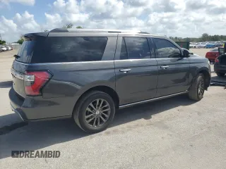 2020 Ford Expedition Max Limited with VIN 1FMJK1KT7LEA39571, listed as a Copart auction lot 65405915 with 223,549 mi miles and Clean title. Bid and sale history available at DreamBid. Image 3.