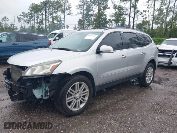 2015 Chevrolet Traverse LT with VIN 1GNKRGKD0FJ385528, listed as a IAAI auction lot 40298898 with 89,287 mi miles and . Bid and sale history available at DreamBid. Image 2.