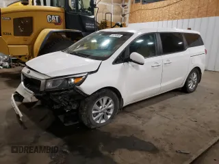 2018 Kia Sedona LX with VIN KNDMB5C10J6372014, listed as a Copart auction lot 48734845 with 95,676 mi miles and Salvage Title. Bid and sale history available at carsss.com. Image 1.