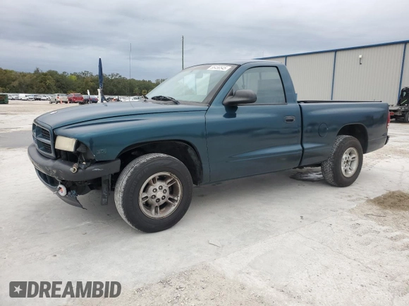 1997 Dodge Dakota with VIN 1B7FL26X1VS151362, listed as a Copart auction lot 88456545 with 177,289 mi miles and Salvage Title. Bid and sale history available at carsss.com. Image 1.