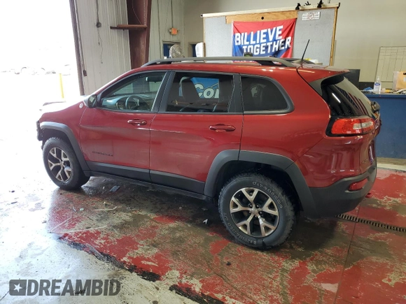 2016 Jeep Cherokee Trailhawk with VIN 1C4PJMBS2GW298186, listed as a Copart auction lot 62999945 with 153,064 mi miles and Salvage title. Bid and sale history available at DreamBid. Image 2.