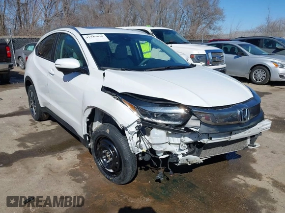 2022 Honda HR-V EX with VIN 3CZRU6H50NM727023, listed as a IAAI auction lot 41749628 with 64,128 mi miles. Bid and sale history available at carsss.com. Image 1.