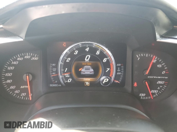 2014 Chevrolet Corvette Z51 3LT with VIN 1G1YM2D76E5105428, listed as a Copart auction lot 49181995 with 60,860 mi miles and Salvage title. Bid and sale history available at DreamBid. Image 9.