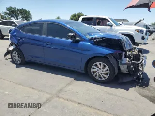 2017 Hyundai Elantra SE with VIN 5NPD74LF7HH201655, listed as a Copart auction lot 62284405 with 208,034 mi miles and Salvage title. Bid and sale history available at DreamBid. Image 4.