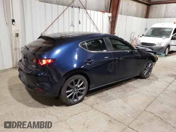 2020 Mazda Mazda3 Hatchback with VIN JM1BPALM2L1158704, listed as a Copart auction lot 46314675 with 79,588 mi miles and Salvage Title. Bid and sale history available at carsss.com. Image 3.