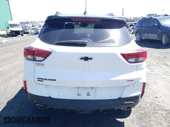 2022 Chevrolet TrailBlazer RS with VIN KL79MUSL7NB122745, listed as a Copart auction lot 52458594 with Not Provided miles and . Bid and sale history available at DreamBid. Image 6.