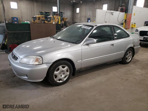 2000 Honda Civic EX with VIN 1HGEJ8144YL107793, listed as a Copart auction lot 47677235 with 117,850 mi miles and Clean Title. Bid and sale history available at carsss.com. Image 1.
