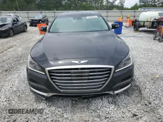 2018 Genesis G80 3.8L with VIN KMHGN4JE4JU268346, listed as a Copart auction lot 54949555 with 88,503 mi miles and Salvage title. Bid and sale history available at DreamBid. Image 5.