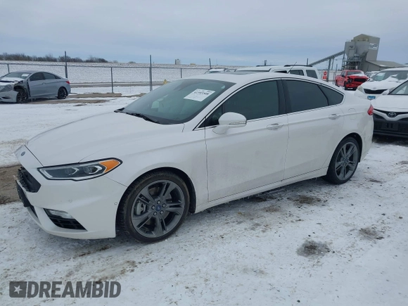 2017 Ford Fusion Sport with VIN 3FA6P0VP0HR246768, listed as a IAAI auction lot 41593508 with 95,027 mi miles. Bid and sale history available at carsss.com. Image 2.