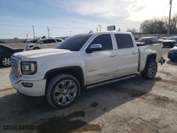 2017 GMC Sierra 1500 Denali with VIN 3GTP1PEC1HG258526, listed as a Copart auction lot 50223725 with 130,337 mi miles and Salvage Title. Bid and sale history available at carsss.com. Image 1.