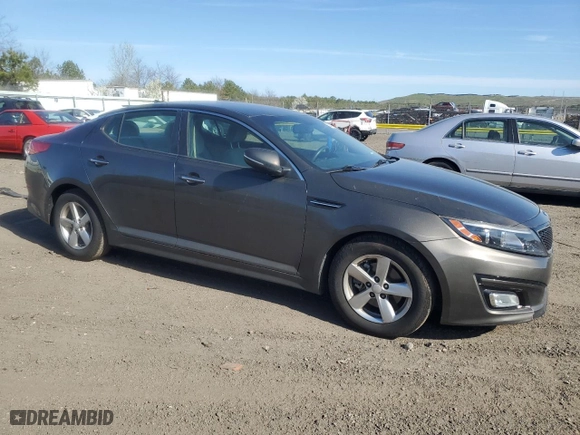 2014 Kia Optima LX with VIN 5XXGM4A76EG340958, listed as a Copart auction lot 53779365 with 54,324 mi miles and Salvage Title. Bid and sale history available at carsss.com. Image 4.